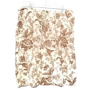 White Stag floral skirt .